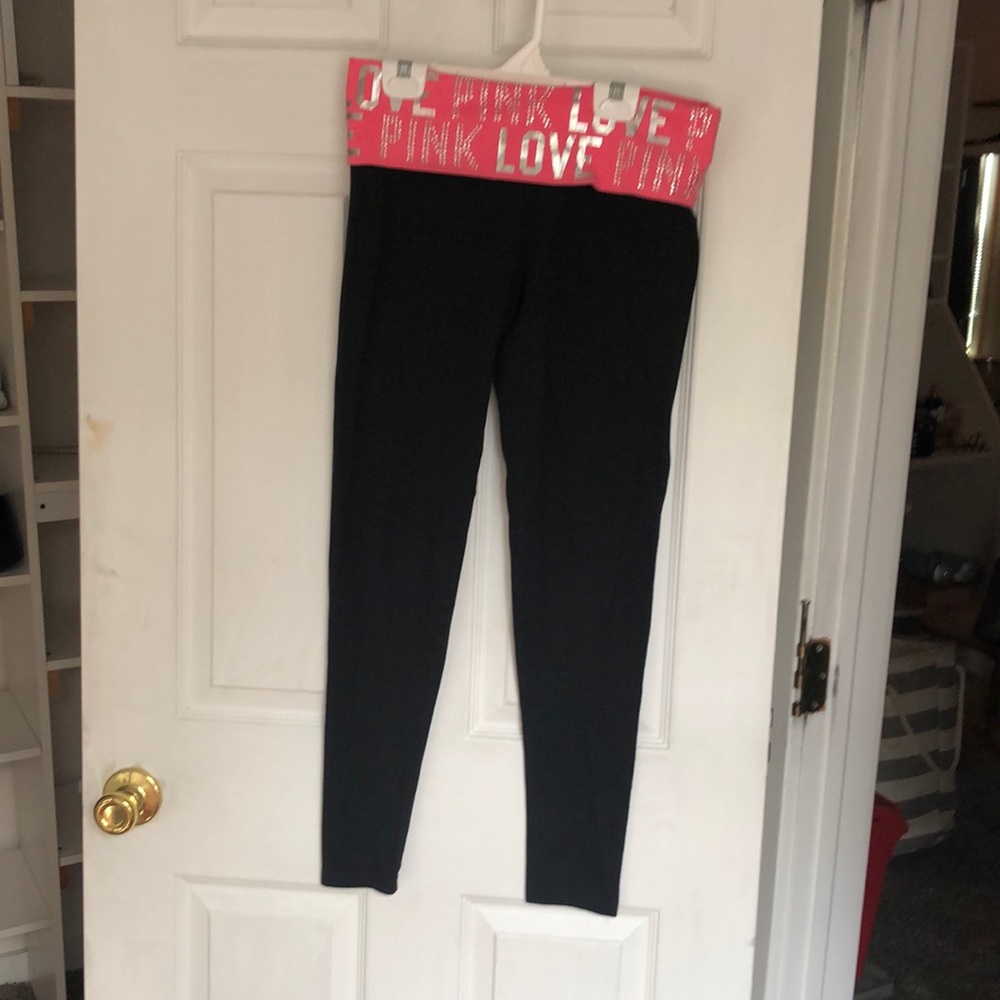 Black Victoria secret PINK yoga pants